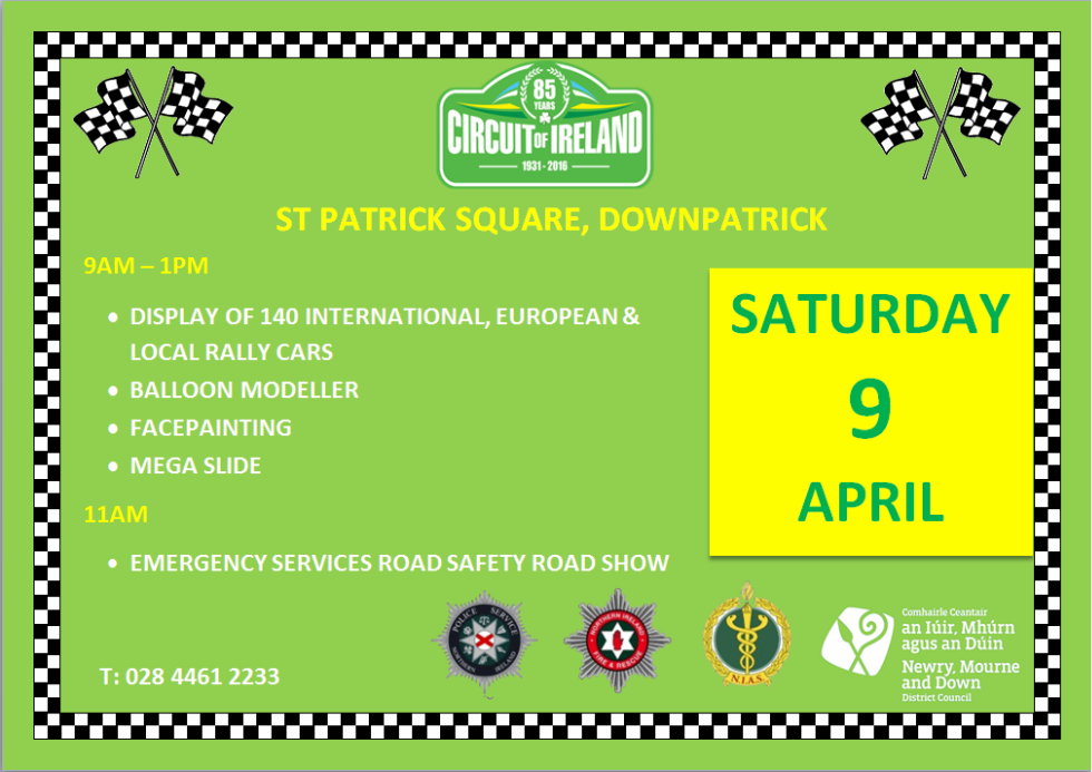 circuit of ireland rally map